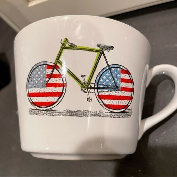 Americana USA bicycle mug from world market - Picture 2 of 6